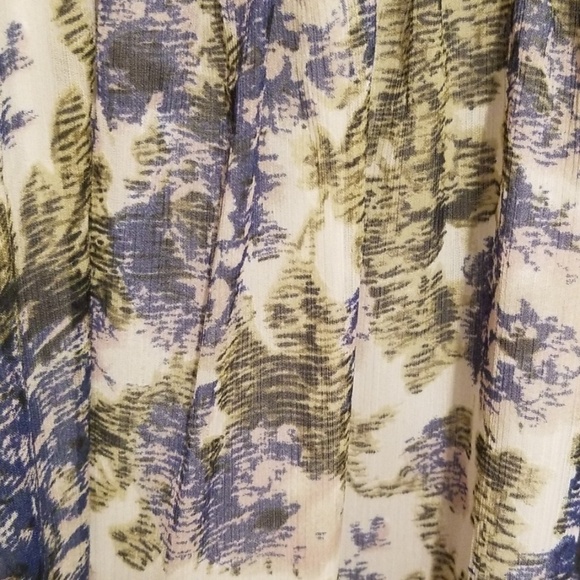 💕GREYLIN💕 Botanical Chiffon Strapless Dress - Picture 3 of 6